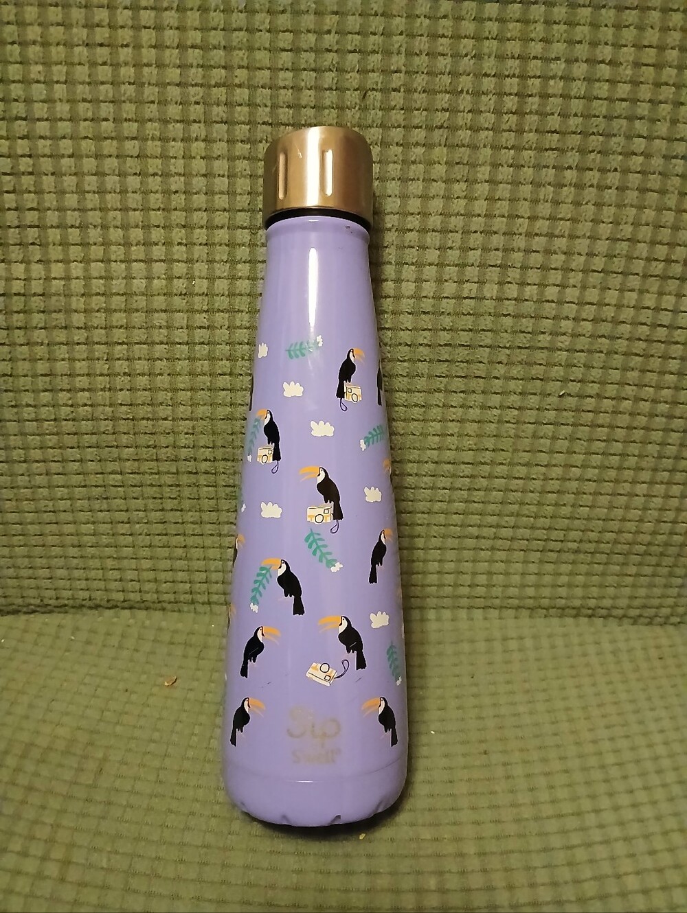 Sip By S'well Toucan S. Steel 15 oz Water Bottle (080726A)